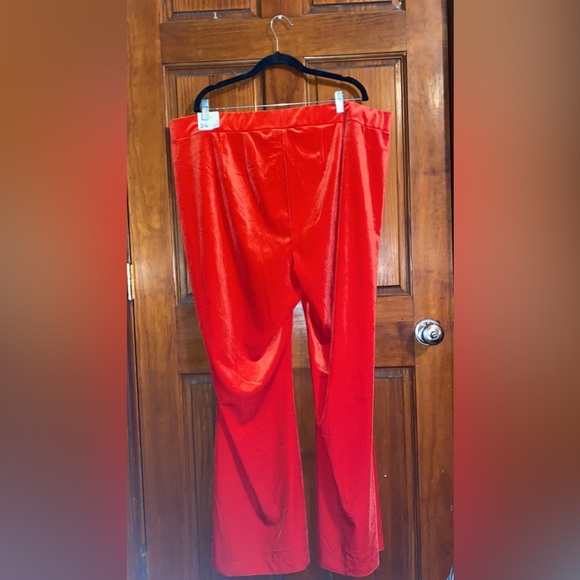 Lane Bryant Red Flare Pants Size 24 - Picture 2 of 4